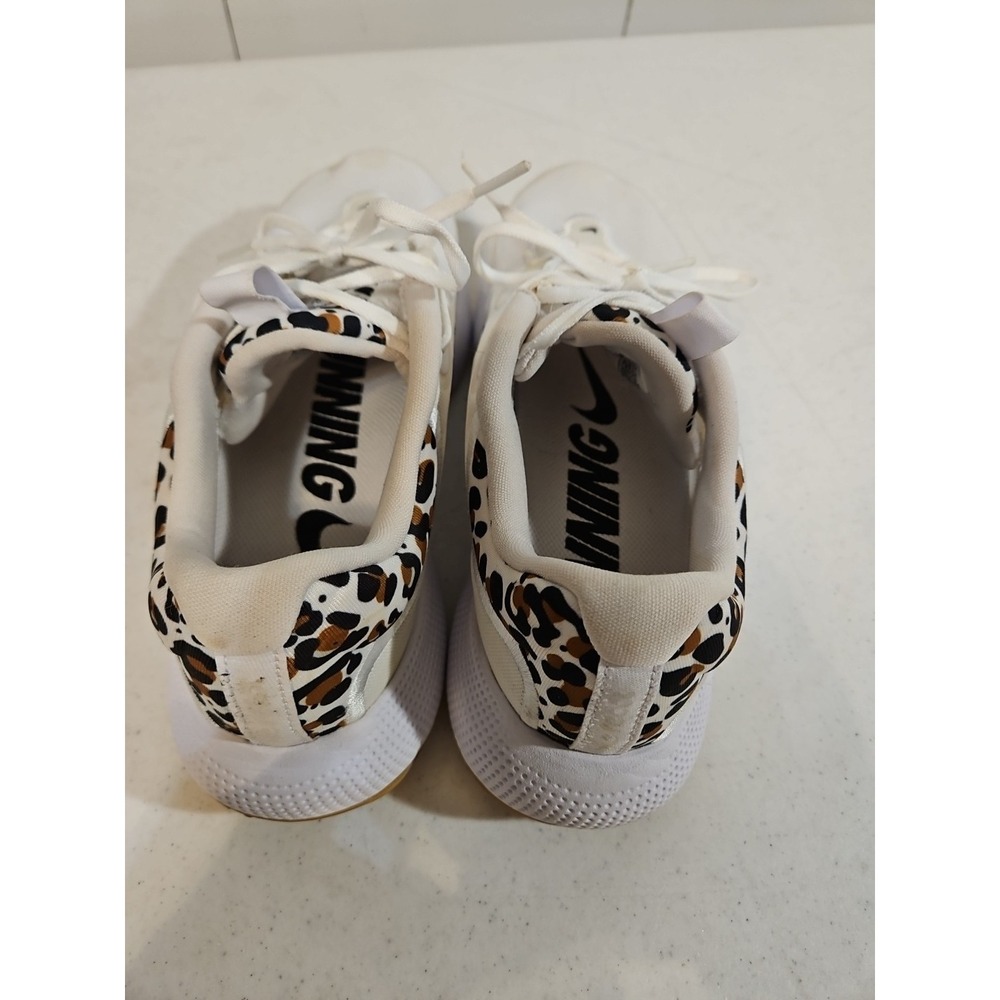 Nike React Escape Run "White Leopard" womens running shoes Size 9 Excellent(S179 - Picture 5 of 10